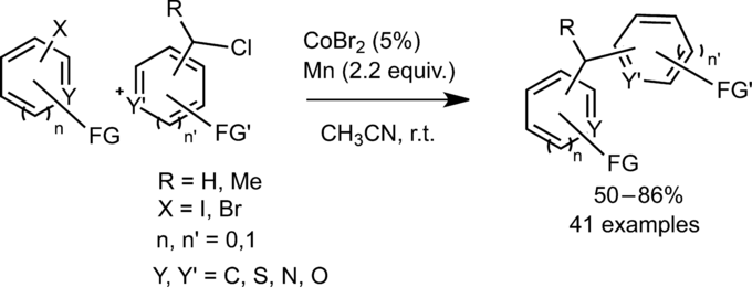 Cobalt‐Catalyzed Reductive Cross‐Coupling Between Benzyl Chlorides And ...