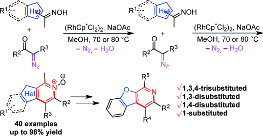 Synthesis of Heterocycle‐fused Pyridine N‐Oxides from Oximes and Diazo ...