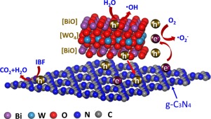 Atomic Scale G-C3N4/Bi2WO6 2D/2D Heterojunction With Enhanced ...