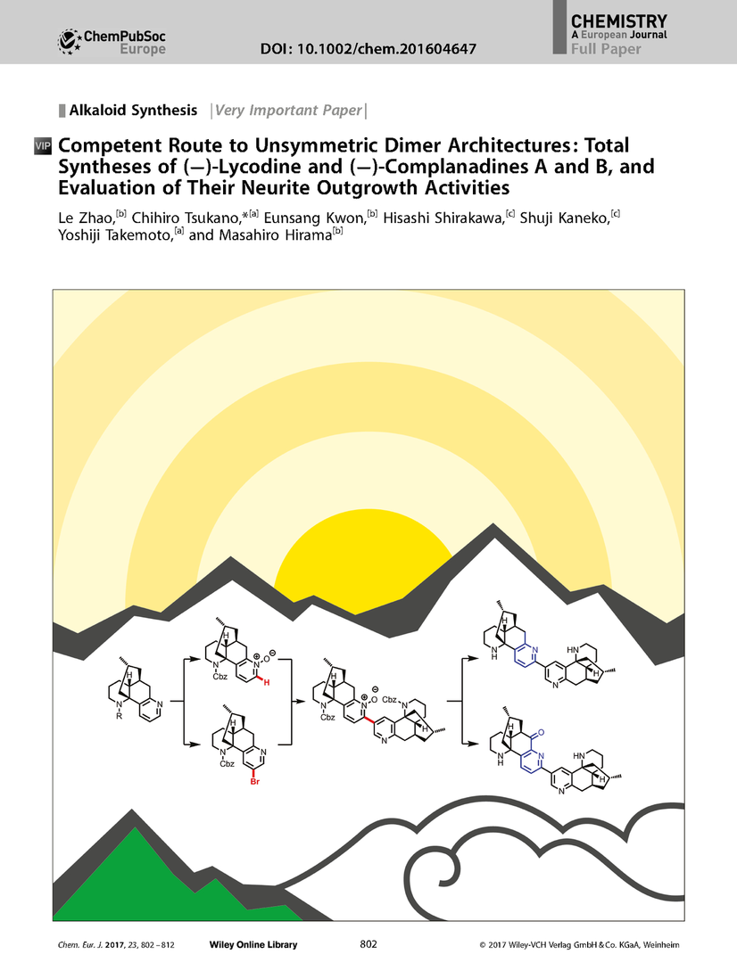 Lycodine Frontispiece: Competent Route to Unsymmetric Dimer Architectures: Total ...