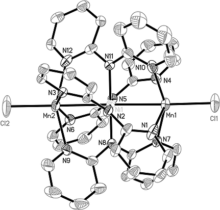 Structure And Antiferromagnetism Of Trinuclear Heterometallic Strings ...