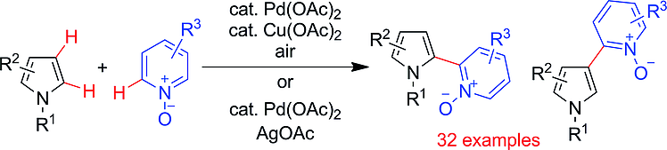 Palladium-Catalyzed Regioselective Dehydrogenative C-H/C-H Cross ...