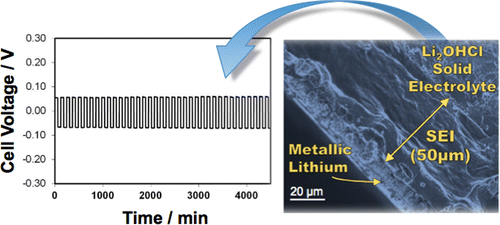 Li2OHCl Crystalline Electrolyte for Stable Metallic Lithium Anodes ...