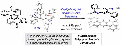 Polycyclic Aromatic Hydrocarbons via Iron(III)-Catalyzed Carbonyl ...