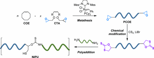 从环氧到环二硫代碳酸酯远螯聚环辛烯通过链转移开环复分解聚合(ROMP):前体到非异氰酸酯聚氨酯(NIPU),Macromolecules ...