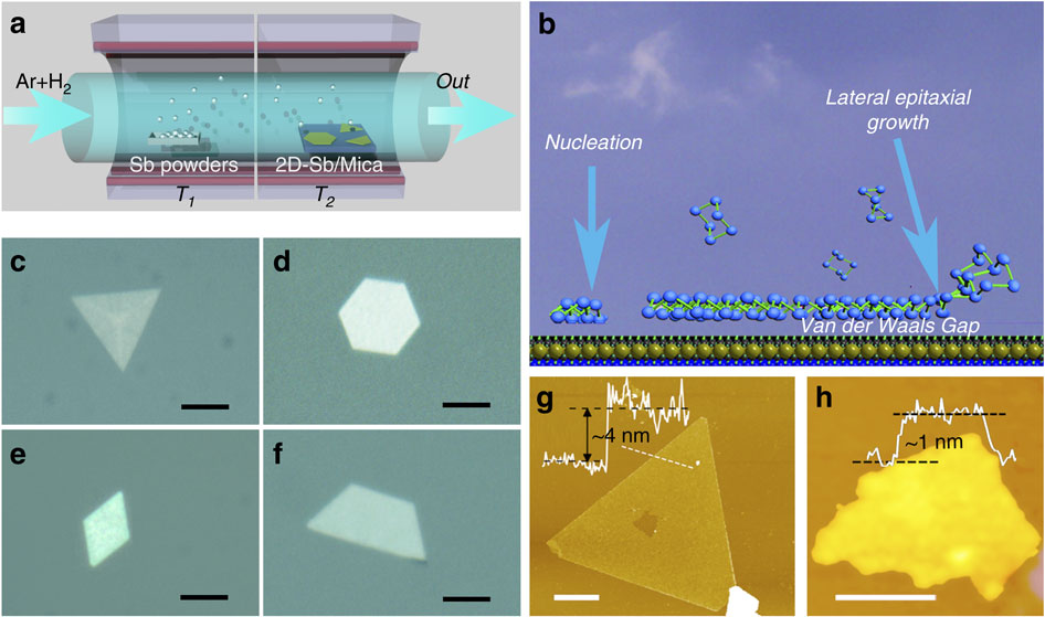 Two-dimensional Antimonene Single Crystals Grown By Van Der Waals ...