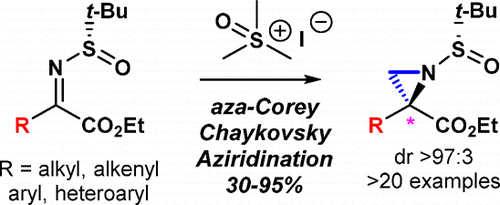 Diastereoselective Synthesis of α-Quaternary Aziridine-2-carboxylates ...
