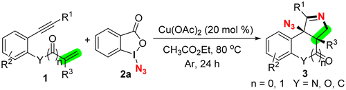 Copper-Catalyzed Radical [2 + 2 + 1] Annulation of Benzene-Linked 1,n ...