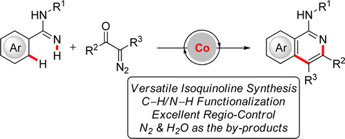 Amidines for Versatile Cobalt(III)-Catalyzed Synthesis of Isoquinolines ...