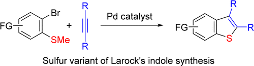 Palladium-Catalyzed Synthesis Of 2,3-Disubstituted Benzothiophenes Via ...