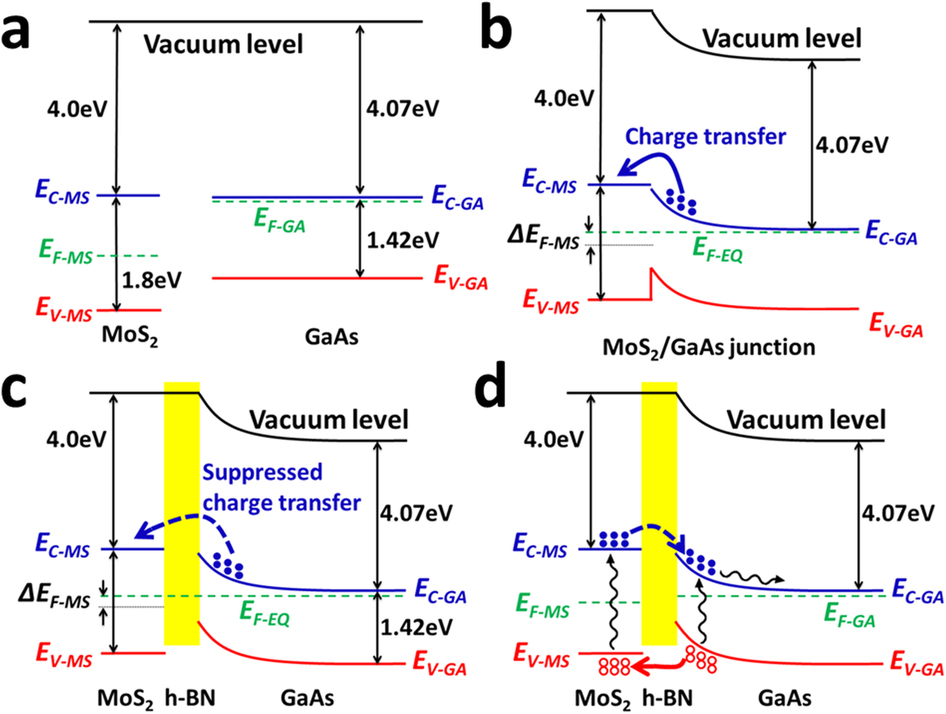 Interface designed MoS2/GaAs heterostructure solar cell with sandwich ...