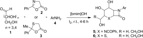 First iodine/IL-catalyzed carbohydrate activation as aldehyde ...