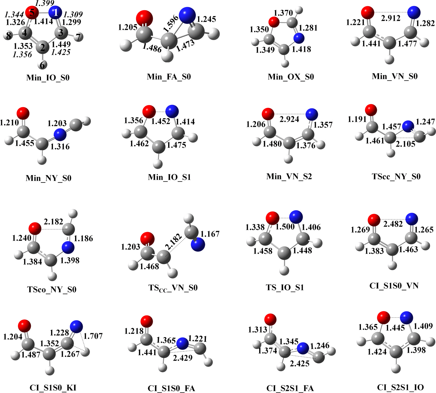 Photoinduced reactions of both 2-formyl-2H-azirine and isoxazole: A ...