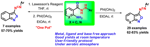 Substrate Controlled Synthesis of Benzisoxazole and Benzisothiazole ...