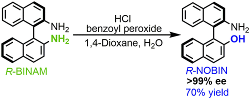 的克规模转换 ř -BINAM到 ř -NOBIN,The Journal of Organic Chemistry - X-MOL