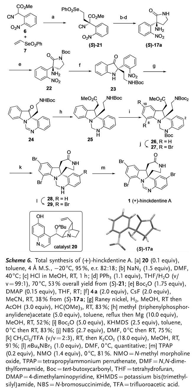 2 2 二取代吲哚啉 3 酮的合成及在 Hinckdentine A不对称全合成中的应用 X Mol资讯