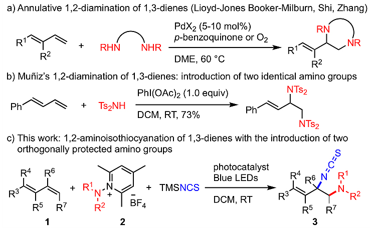 祝介平组Angew：可见光催化1,3-二烯的选择性1,2-胺异硫氰酸酯化- X-MOL资讯