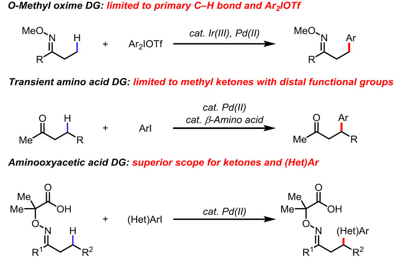 图1. 过渡金属催化的酮羰基β位二级c(sp  )-h键的活化.图片来源: j.