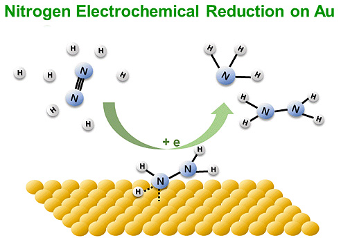 氮气电化学还原反应机理的研究取得新进展